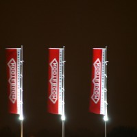 Verlichte vlaggen Nooteboom