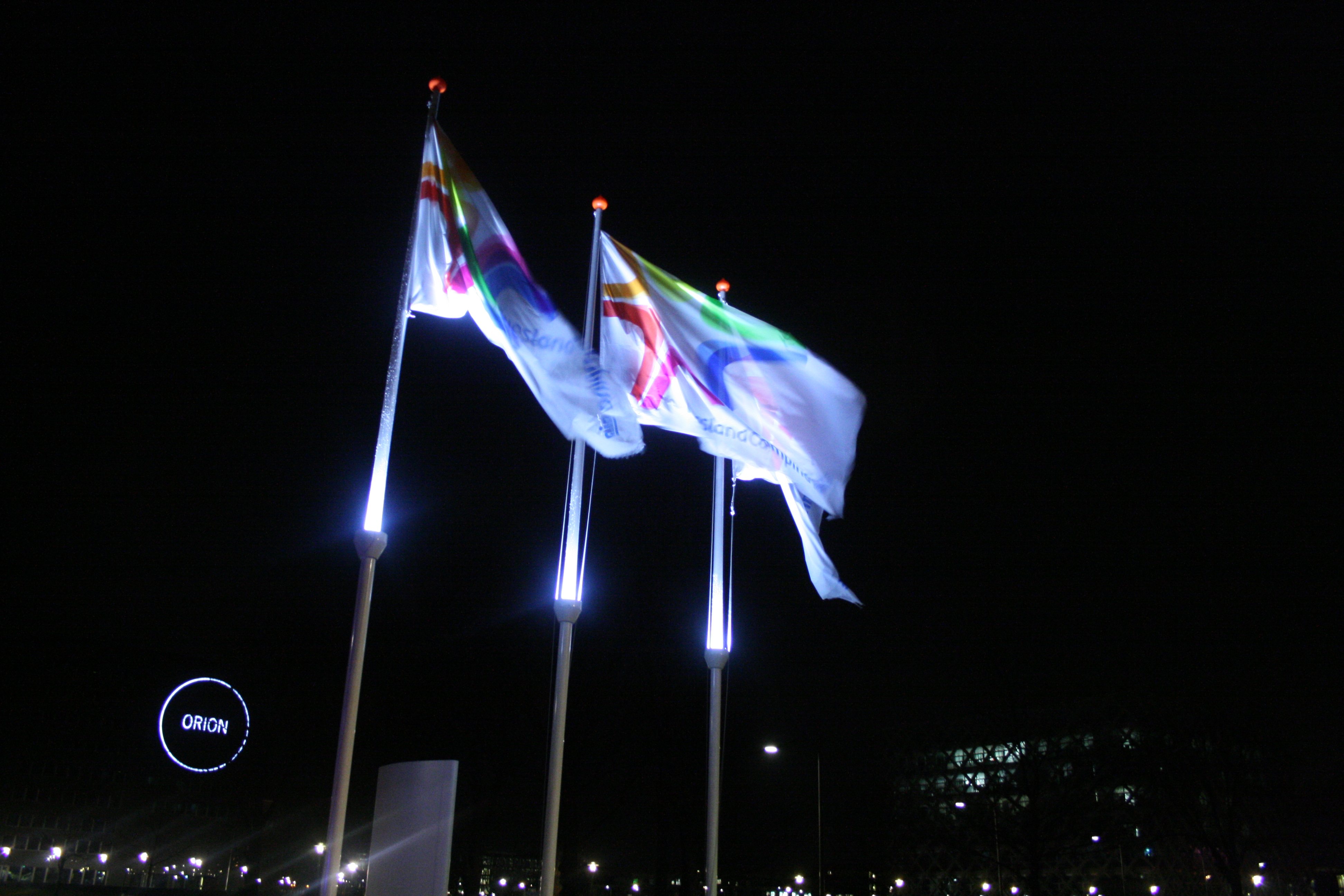 Flag lighting PoleLed